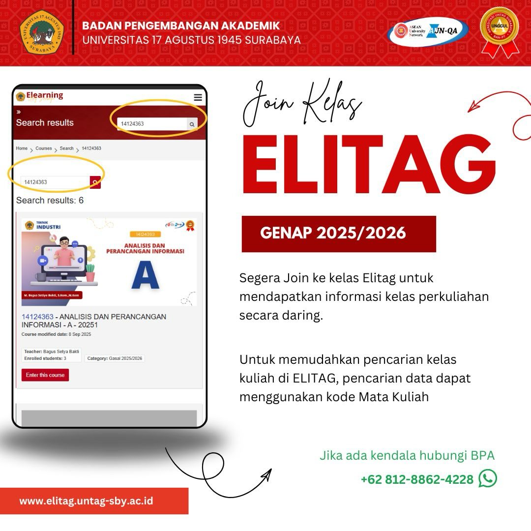 Join Kelas Elitag Genap 2025/2026