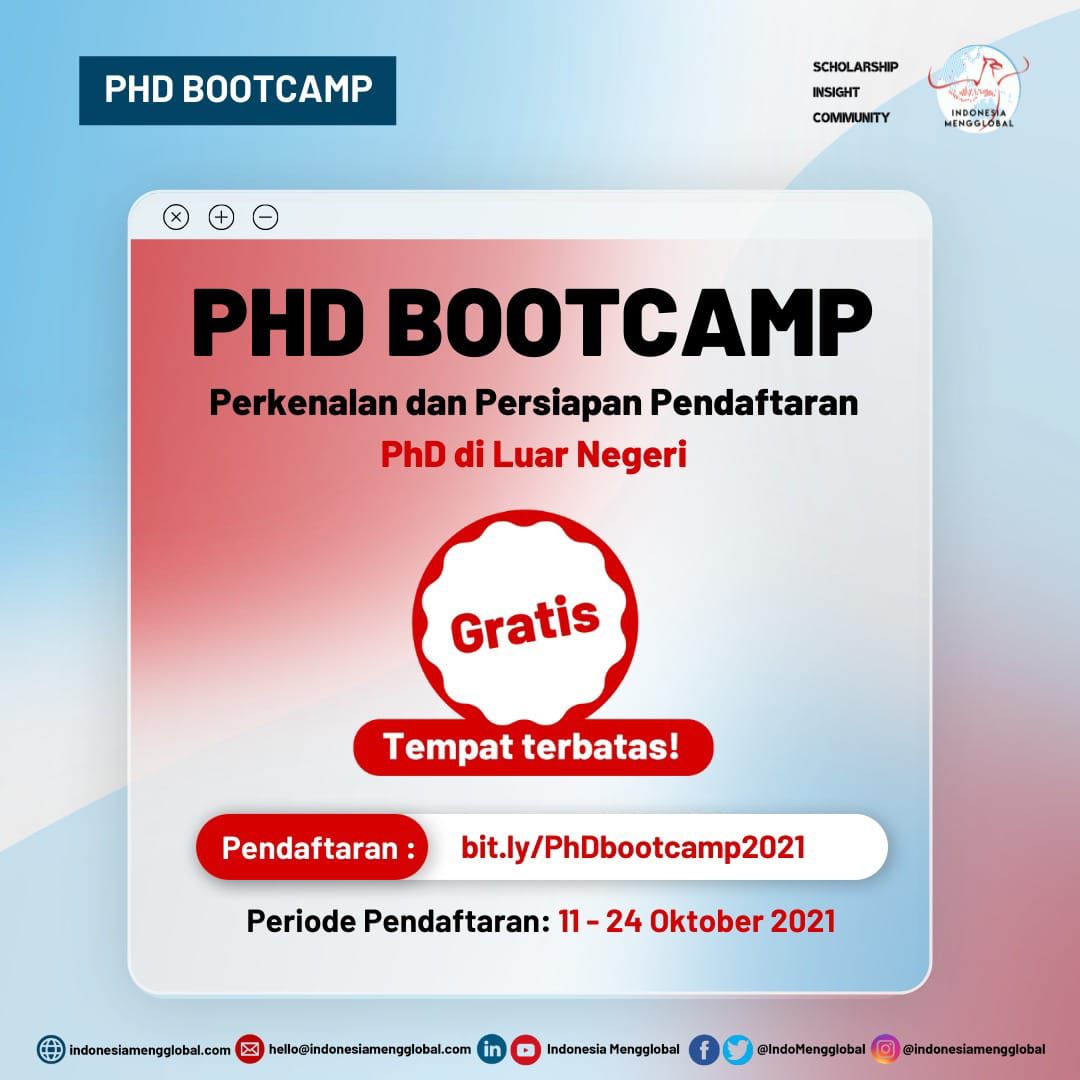 PhD Bootcamp 2021