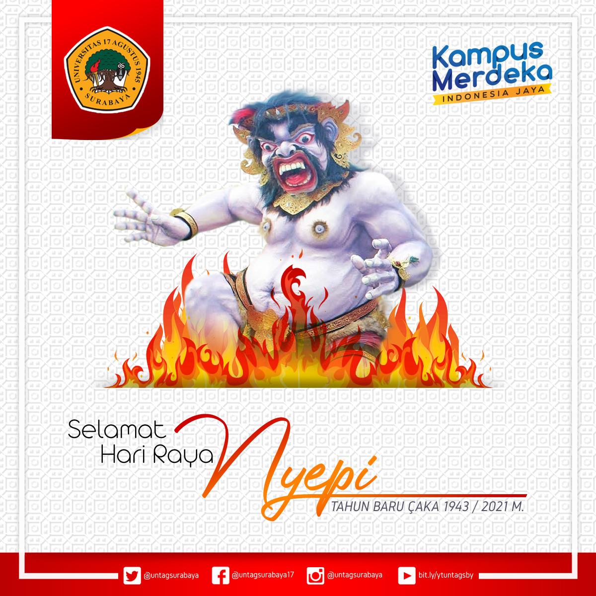 Selamat Hari Raya Nyepi Tahun Baru Caka 1943 / 2021 M