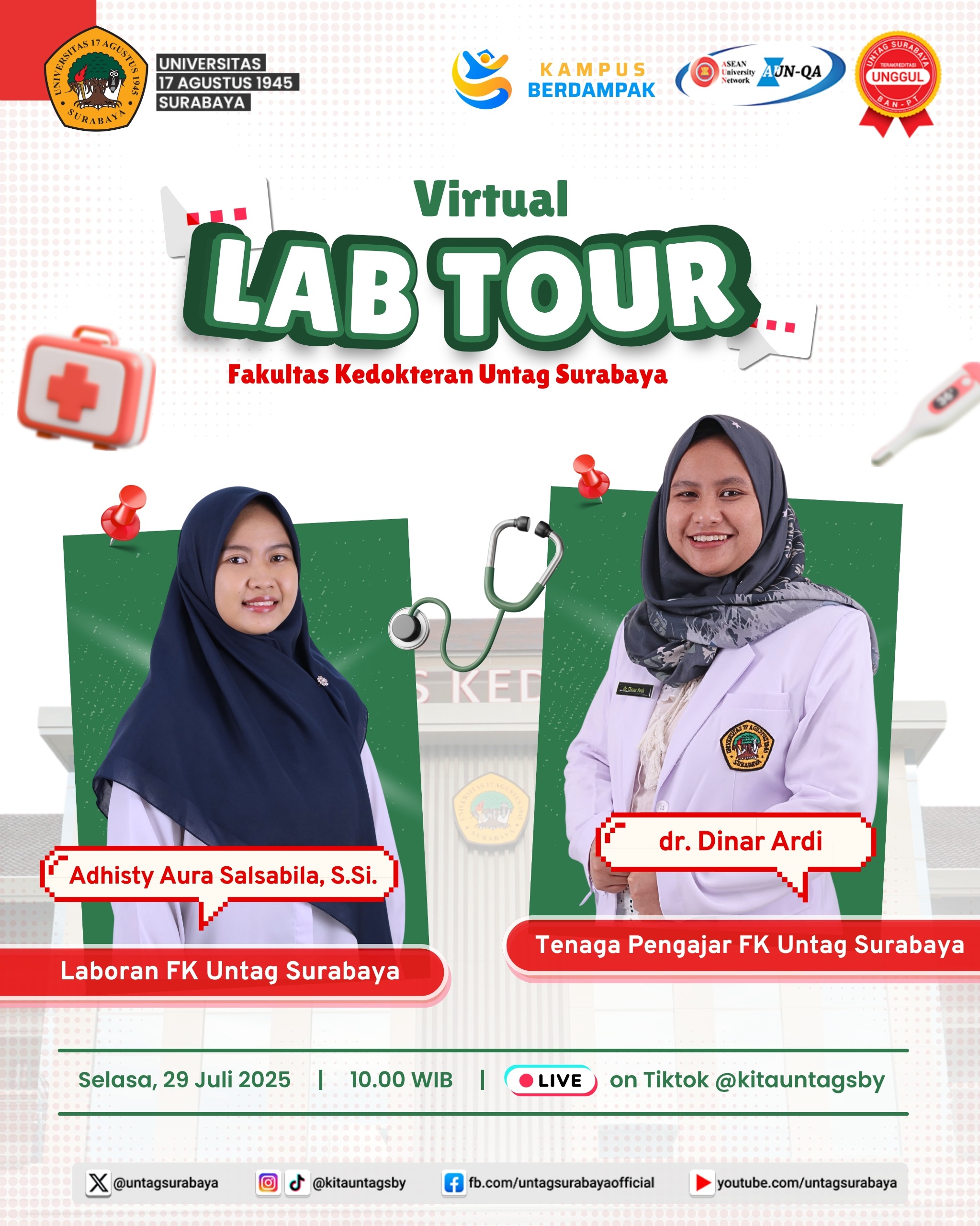 VIRTUAL LAB TOUR Fakultas Kedokteran Universitas 17 Agustus 1945 Surabaya