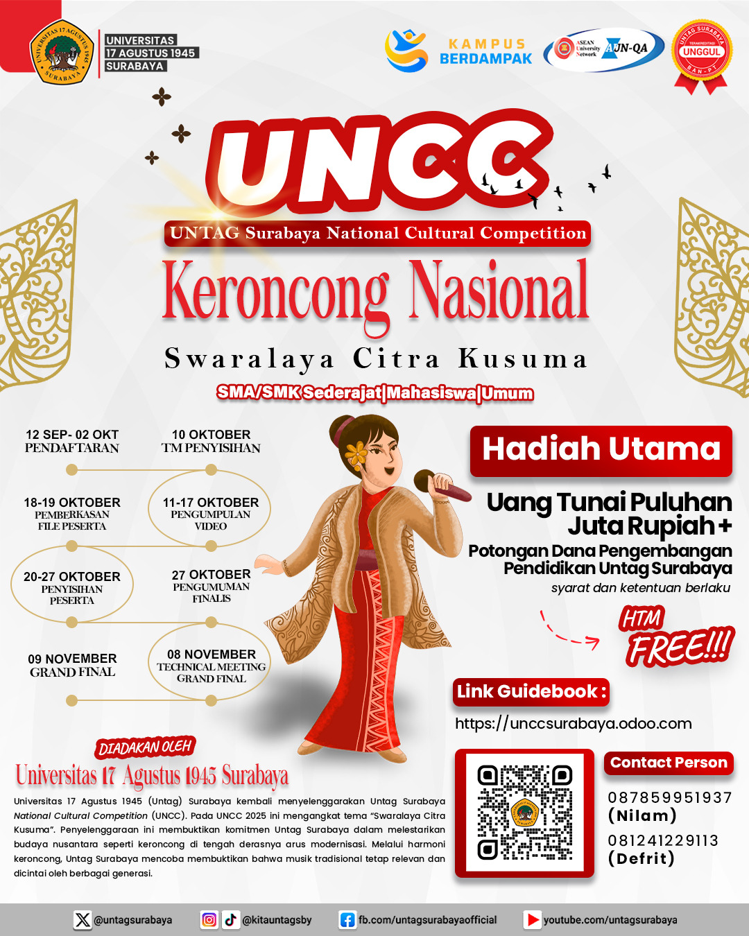 ????? UNCC 2025 � Keroncong Nasional: Swaralaya Citra Kusuma ?????